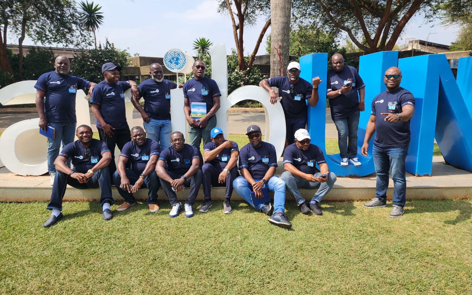 SOBA 85 class visits the UN in Nairobi